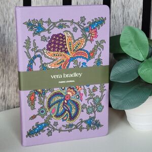 Vera Bradley Purple Floral Fabric Journal MARRAKESH